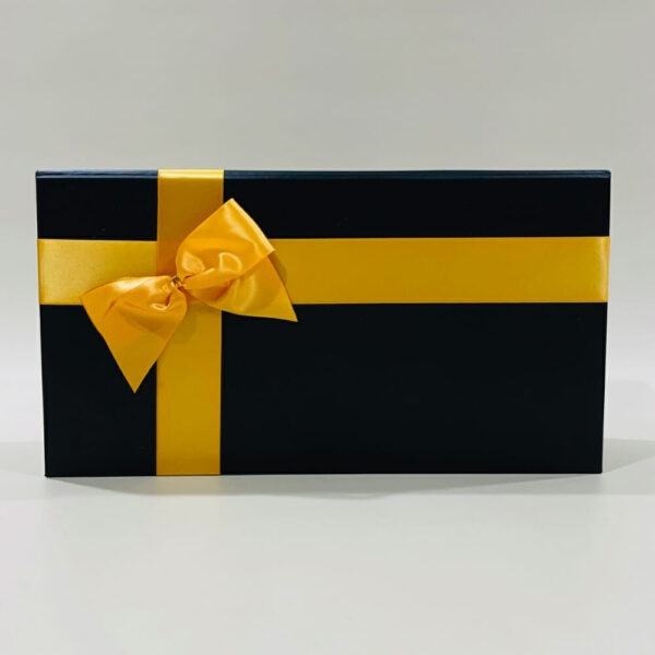 Our Signature Gift Box Image. Our gift boxes are beautifully presented & have a magnetic close lid finished with ribbon & bow. Ph 0351744888